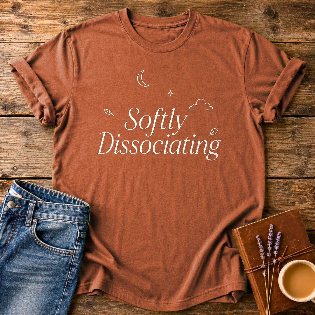 Softly Dissociating — Yam garment-dyed tee