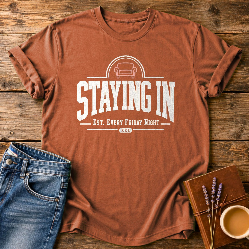 Staying In Every Friday — Yam garment-dyed tee