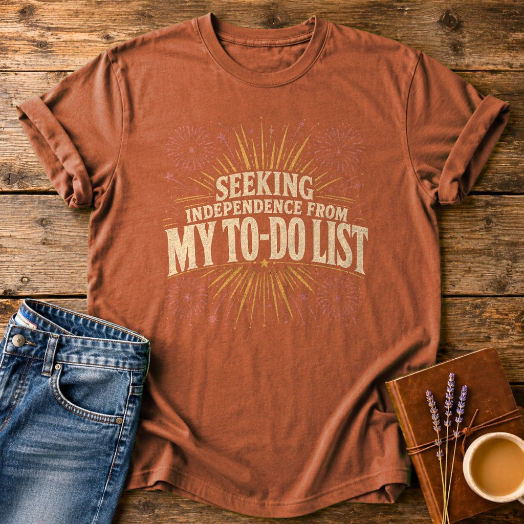 Seeking Independence From My To-Do List — Yam garment-dyed tee
